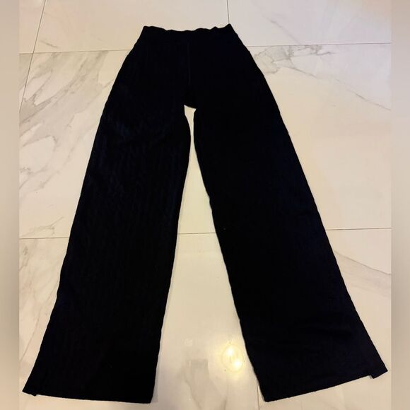 Lululemon Athletica Black Wide-Leg Casual Pants #2 - Picture 1 of 7